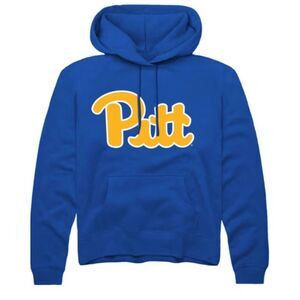 NEW NWOT Unisex Small Royal Blue Athletic PITT PANTHERS Hoodie Hooded Sweatshirt